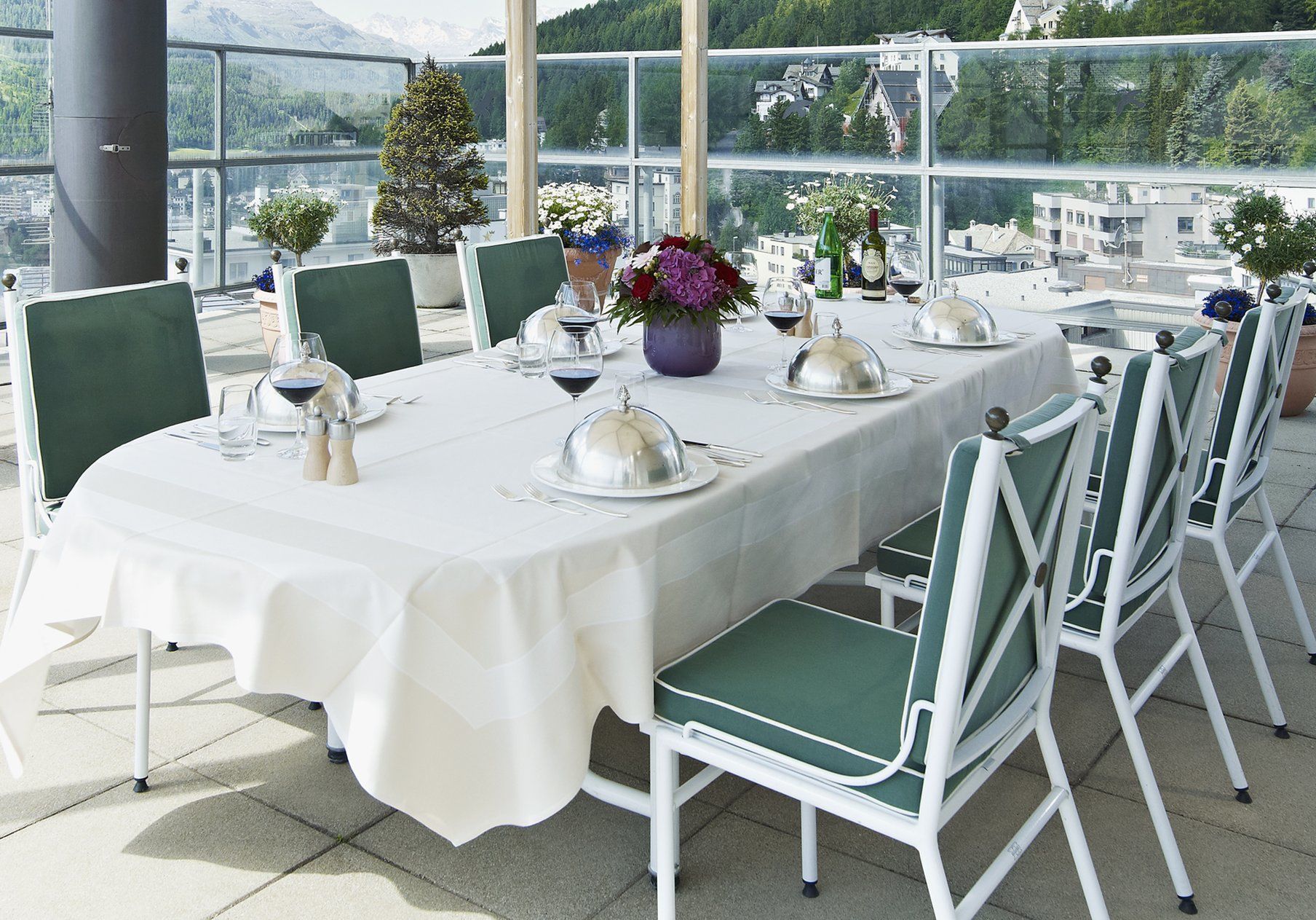 Crystal Hotel Superior Sankt Moritz Restaurant foto